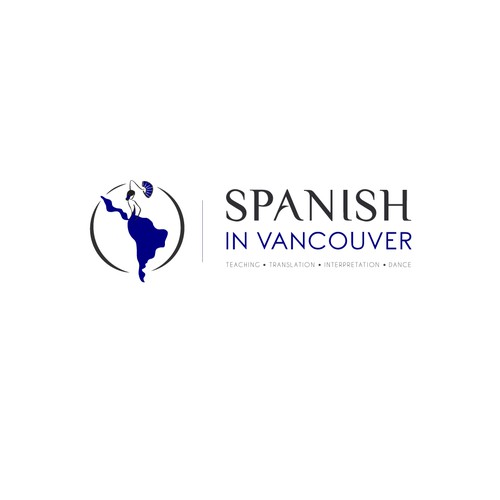 Spanish in Vancouver logo design