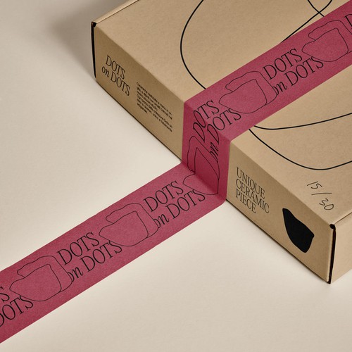 Dots on Dots – small business packaging