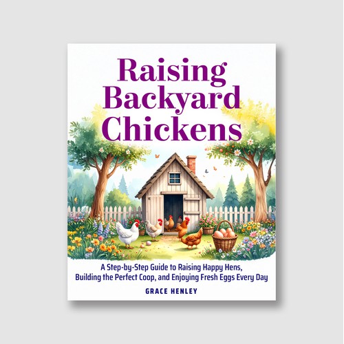 Raising Backyard Chickens – Illustrated Homestead Guide Cover