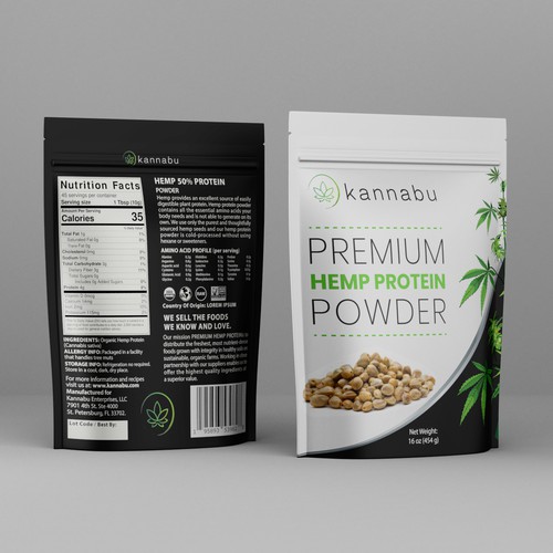 Premium Stand Up Pouch Packaging Label