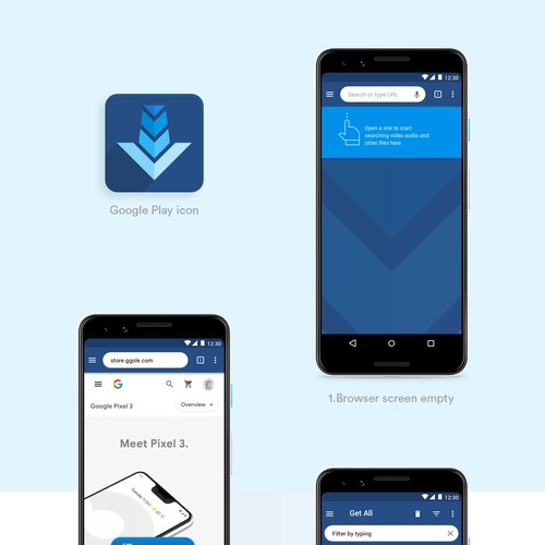 Android  app UI design