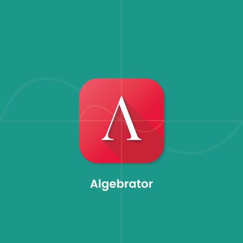 Algebrator - Splash and icon design for math education app