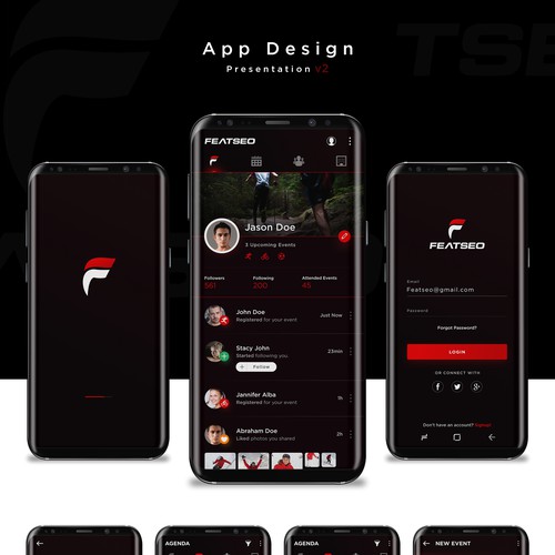 Social App design 