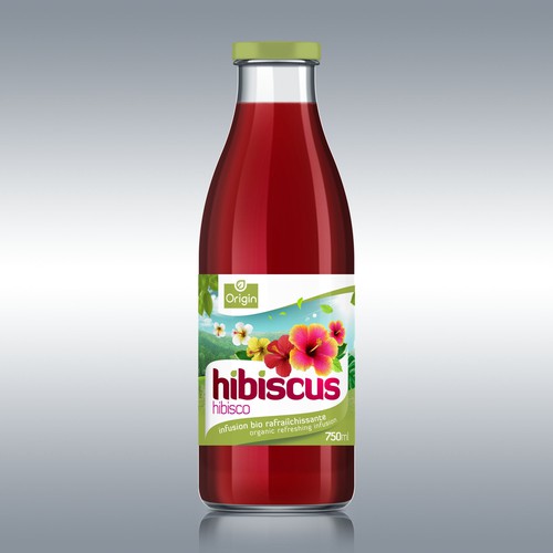Origin Juice Label Design