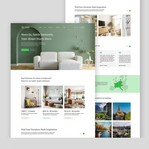 Furniture Rental Website