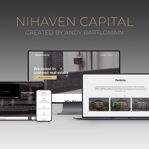 Nihaven Capital Website on Squarespace