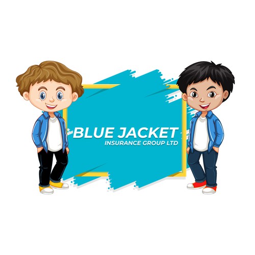 Logo concept for Blue Jacket Insurance Group Ltd