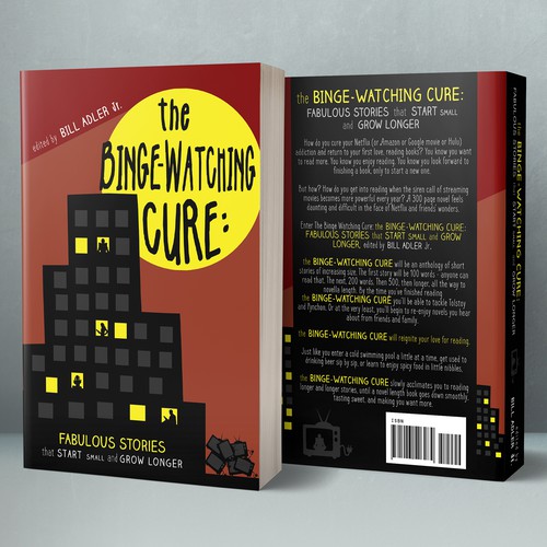 Book cover for "The Binge-Watching Cure"