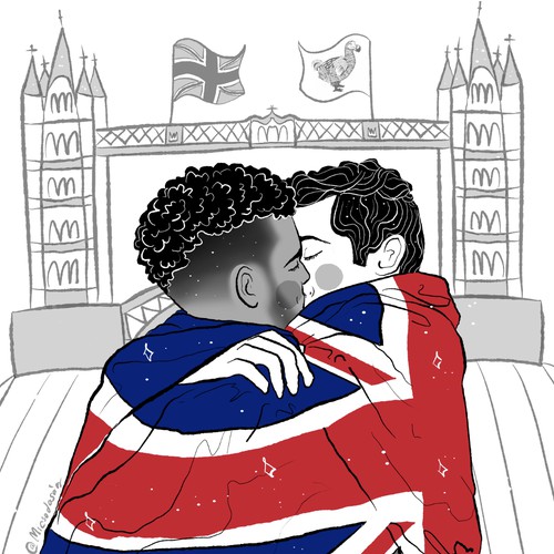 British pride tee design