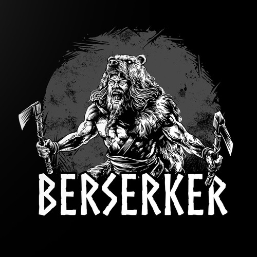 design for the "Berserker" t-shirt