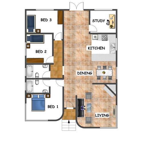 plan of a house