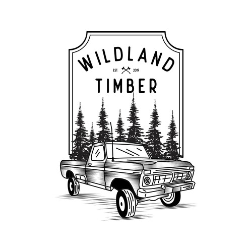 Wildland Bagde Vintage