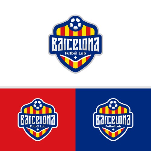 logo concept for Barcelona Futból Lab