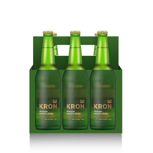 Package Design für ein Bier 6 Pack