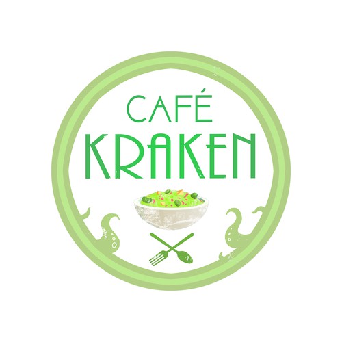 proposed logo for Cafe Kraken