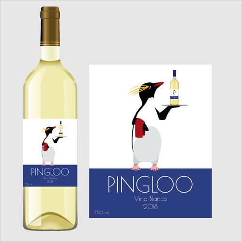 Pingloo Wine Label