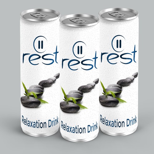 Create can design for the new Rest Relaxation Drink