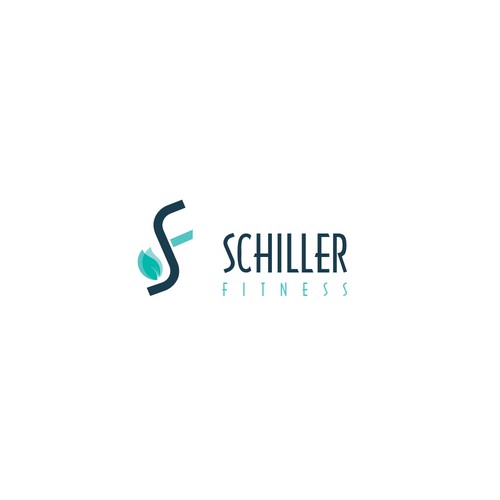 Schiller Fitness logo design