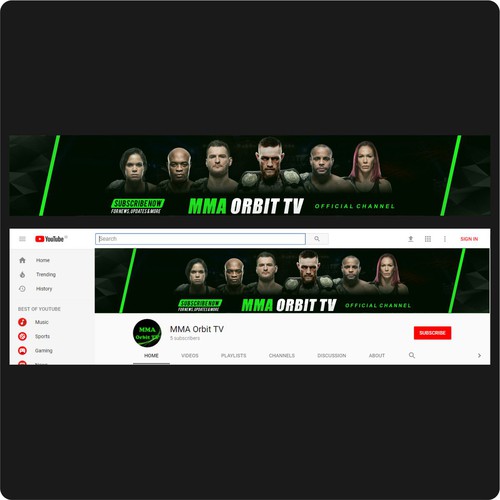 Youtube Channel Banner