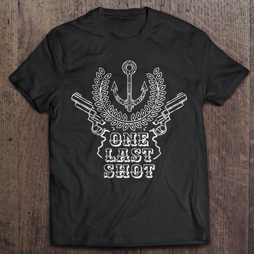 We need your help to design the tee-shirt for our band: One Last Shot!