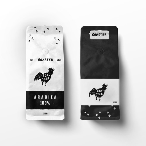 Coffee packaging + logo