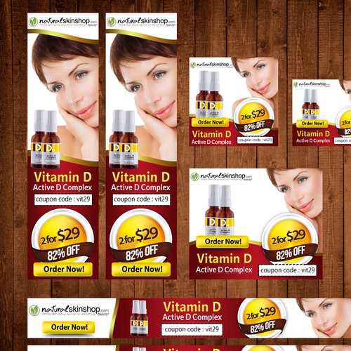 New banner ad wanted for Naturalskinshop