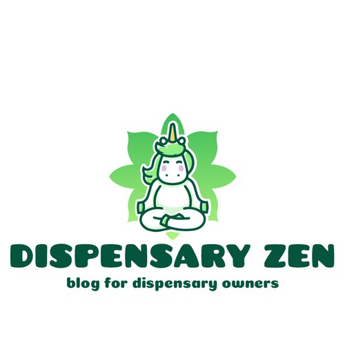 Cute logo for the Dispensary Zen blog