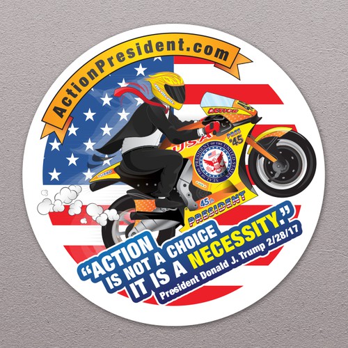 Promotional sticker