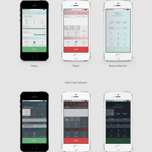 Tapadiddle - A clean, simple iOS metronome app for drummers.