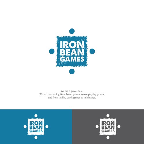 Iron Bean Games Logo Concept