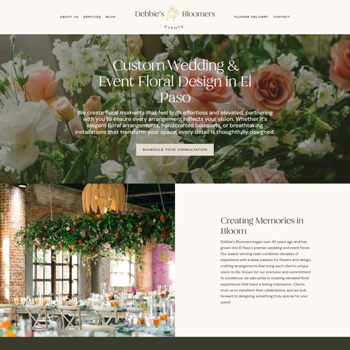Website Refresh & SEO Strategy for a Luxury Wedding Floral Studio