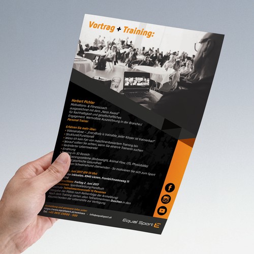 Equal Sport Flyer design