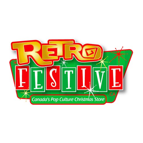 Christmas in April? Reboot the logo for fun Christmas e-tailer, RetroFestive.ca