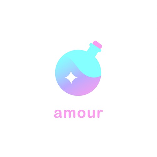 Whimsical Dating App Logo Concept