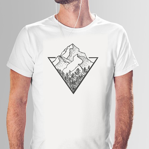 Vinage outdoor t-shirt design