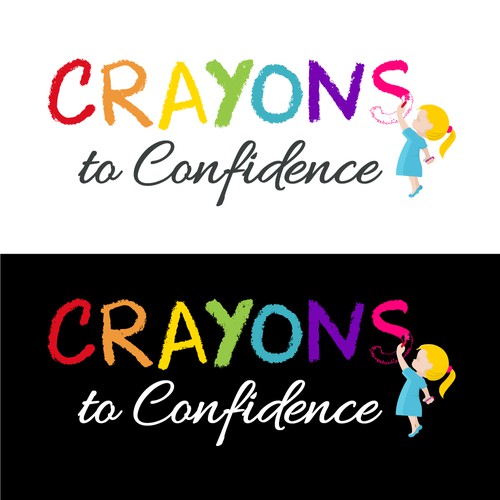 Colored logo design for a blog for parents, teachers, and anyone else working with children (particularly girls).