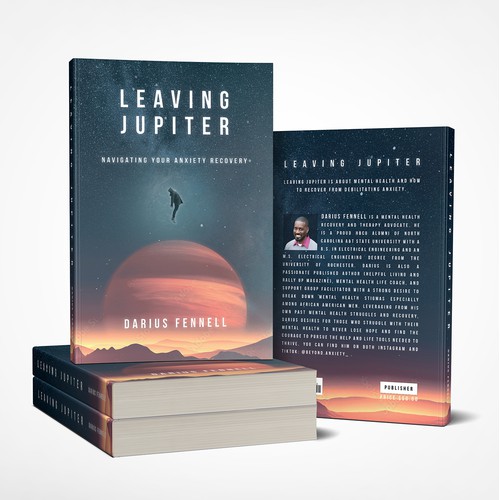 Book Cover Design 2 for Leaving Jupiter