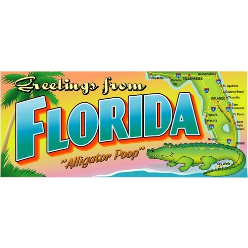 Package design for Candy-Aligator Poop