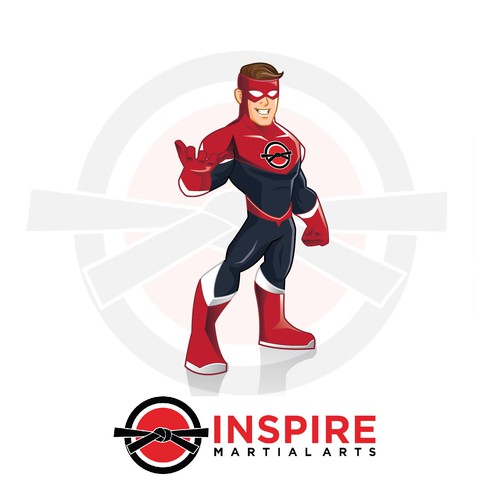 Mascot design INSPIRE Martial Arts