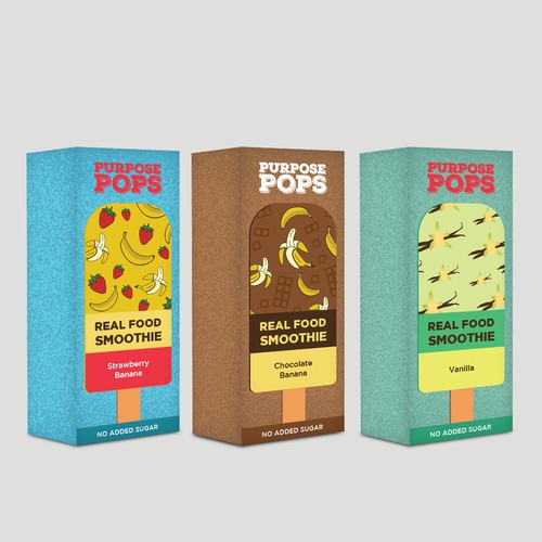 Packaging for healthy popsicle product