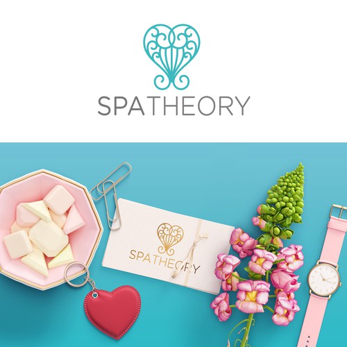 Luxury logo for an on-demand salon service app