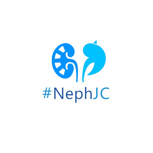 create the logo for a twitter chat about kidneys, medicine and social media