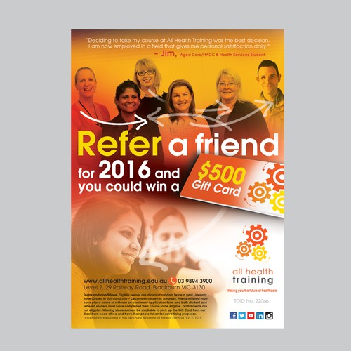 Flyer Design for a Company in United Arab Emirates