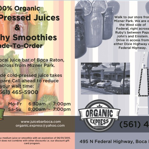 Organic Juice Bar Needs Some Love :-)