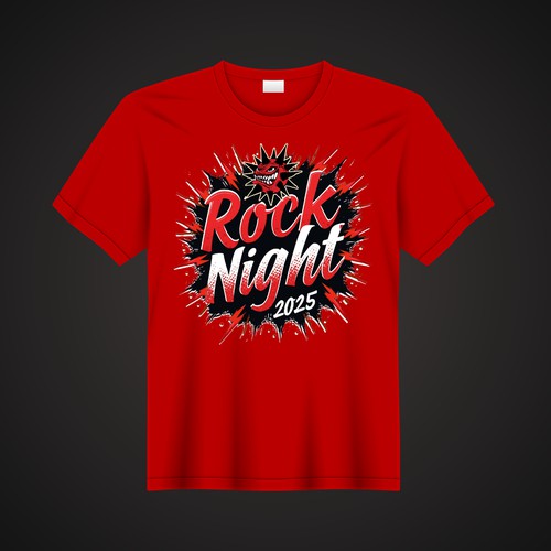 Rock Night T-shirt design