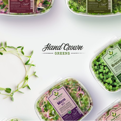 MicroGreens Labels Design