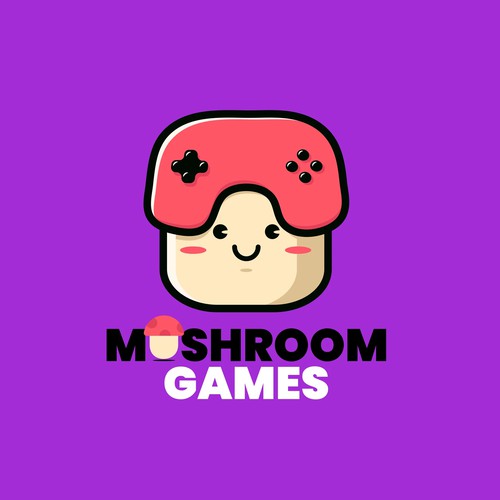 MUSHROOM-GAMES || Logo Design