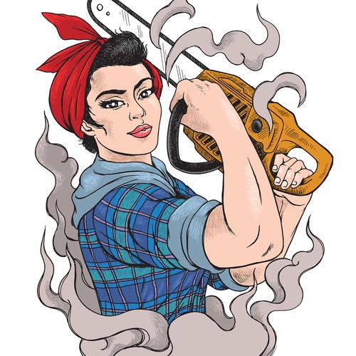 Rosie Riveter Lumberjack