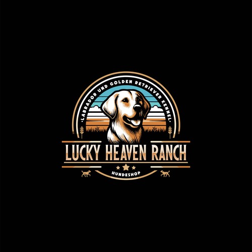 Lucky Heaven Ranch Logo Design