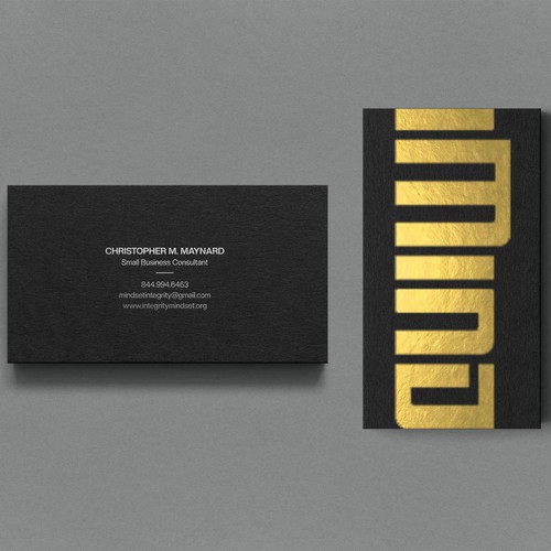 Gold Foil Business Card